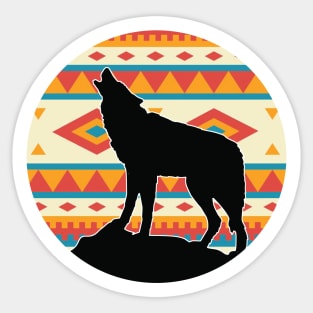 Wolf Pattern - 2 Sticker